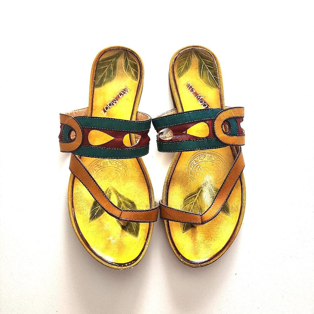 Miz Mooz Y2K Flamingo yellow sandals